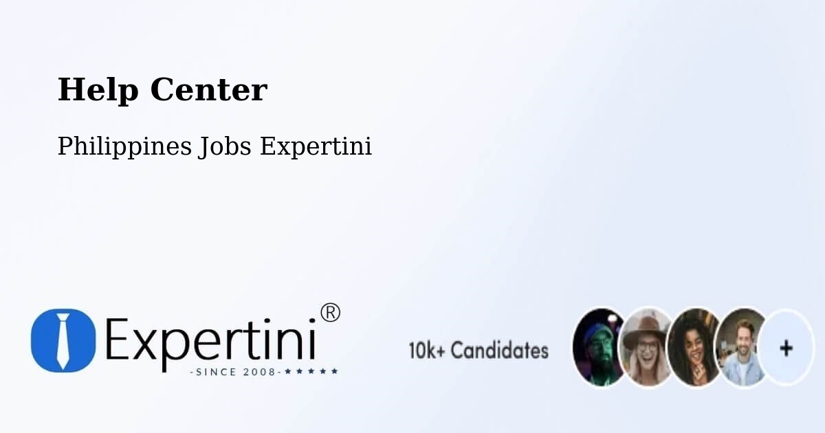 Help Center - Philippines Jobs Expertini